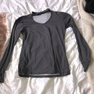 Long sleeve striped shirt